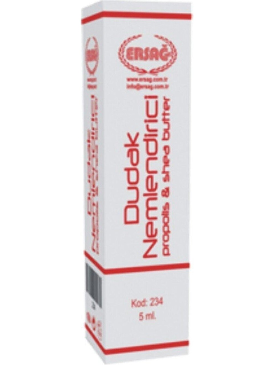 ERSAĞ DUDAK NEMLENDİRİCİSİ 5 ML