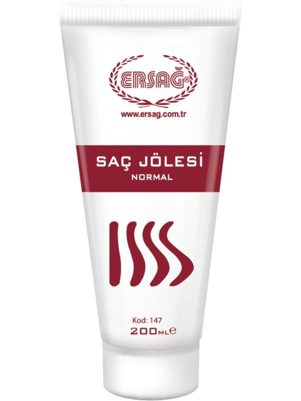 Ersağ saç jölesi normal görünüm 200 ml doğal saç şekillendirici