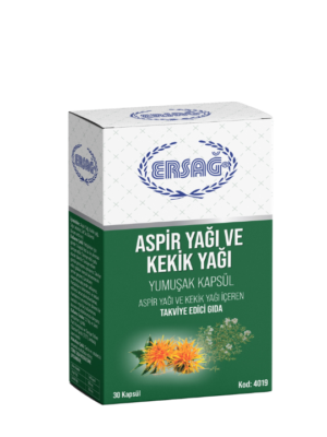 ersaĞ aspİr yaĞi ve kekİk yaĞi kapsÜl