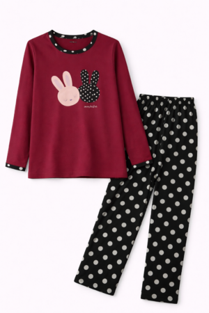 Tekten 3300 Kadın Uzun Kollu Pijama Takımı Rahat & Günlük