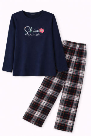 Tekten 3300 Uzun Kollu Kadın Pijama Takımı Rahat & Şık