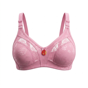 Liza 543 Yarı Dantelli Toparlayıcı Sütyen Pembe Rahat & Toparlı Görünüm