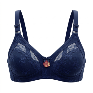 Liza 543 Yarı Dantelli Toparlayıcı Sütyen Lacivert Rahat & Toparlı Görünüm