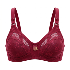 Liza 543 Yarı Dantelli Toparlayıcı Sütyen Mürdüm Rahat & Toparlı Görünüm