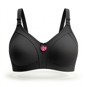 Liza 539 Dikişsiz Toparlayıcı Penye Sütyen Siyah Rahat & İz Yapmaz 85 Beden