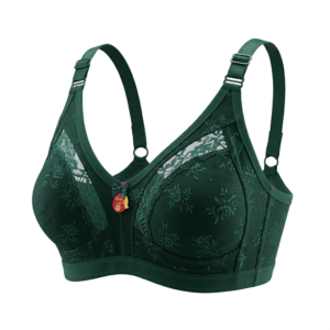 Liza 543 Yarı Dantelli Toparlayıcı Sütyen Yeşil Rahat & Toparlı Görünüm