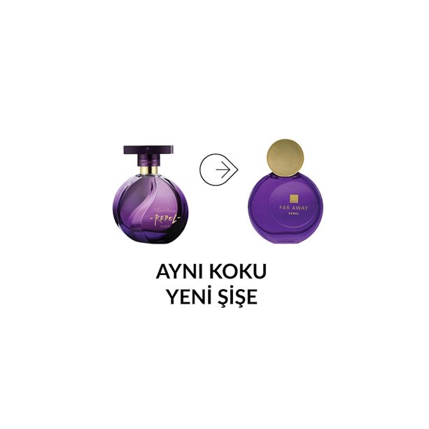 AVON Far Away Rebel Kadın Parfüm EDP 50 ml - Görsel 3