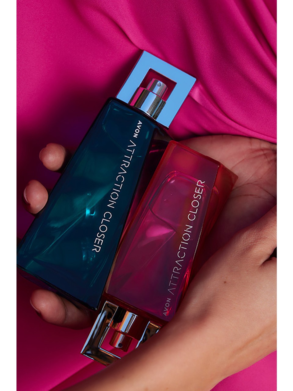 avon attraction closer erkek ve kadın parfüm seti