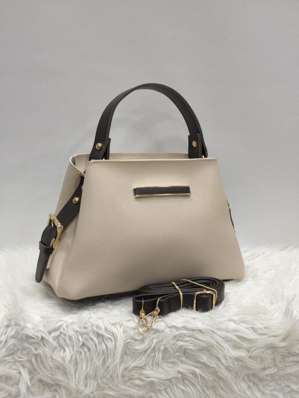 krem siyah küçük boy kadın omuz çantası şık günlük kullanım çapraz çanta