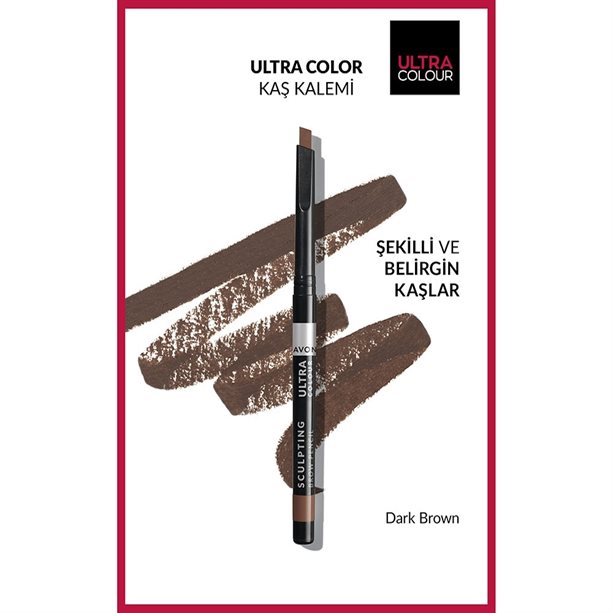 Avon Ultra Colour Sculpting Kaş Kalemi – Doğal Dolgun Kaşlar - Görsel 3