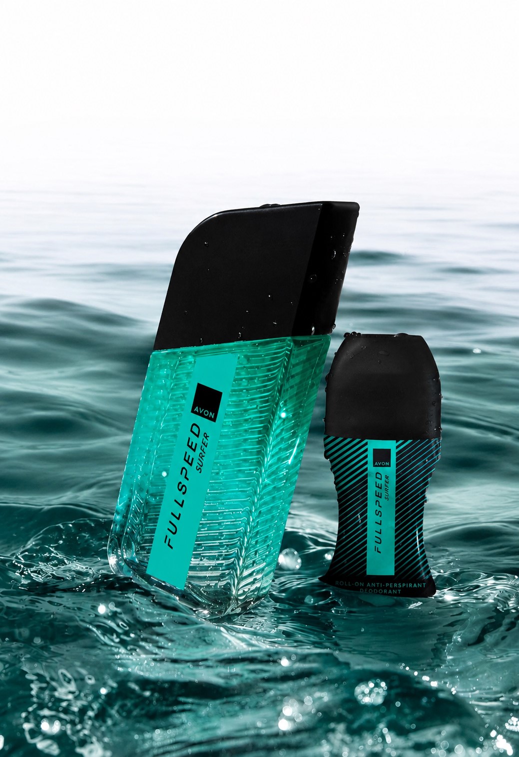 AVON Full Speed Surfer Erkek Parfüm Set EDT 100 ml+ 50 ml Rollon – Ferah Ozonik ve Naneli Erkek Kokusu