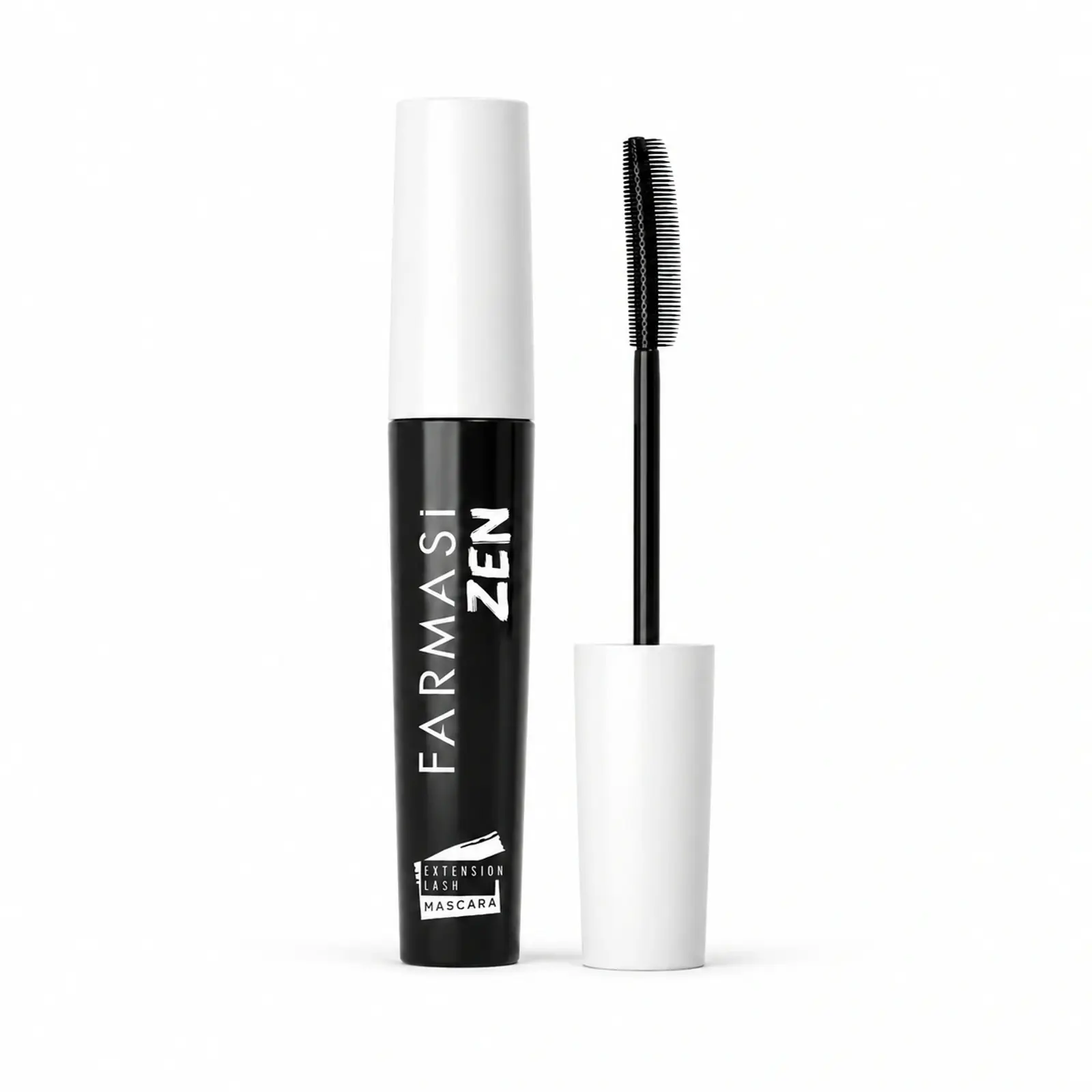 Farmasi Zen Extension Lash Maskara uzunluk ve hacim veren siyah maskara ürünü.