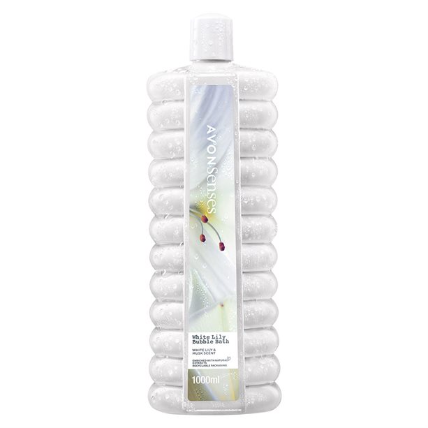 Avon Senses White Lily Beyaz Zambak Banyo Köpüğü 1000 ml