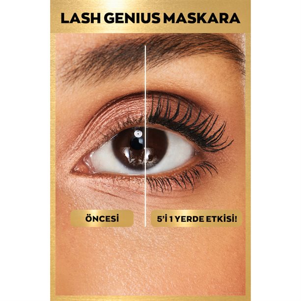 Avon Lash Genius Maskara Blackest Black siyah hacim ve uzunluk veren maskara 10 ml
