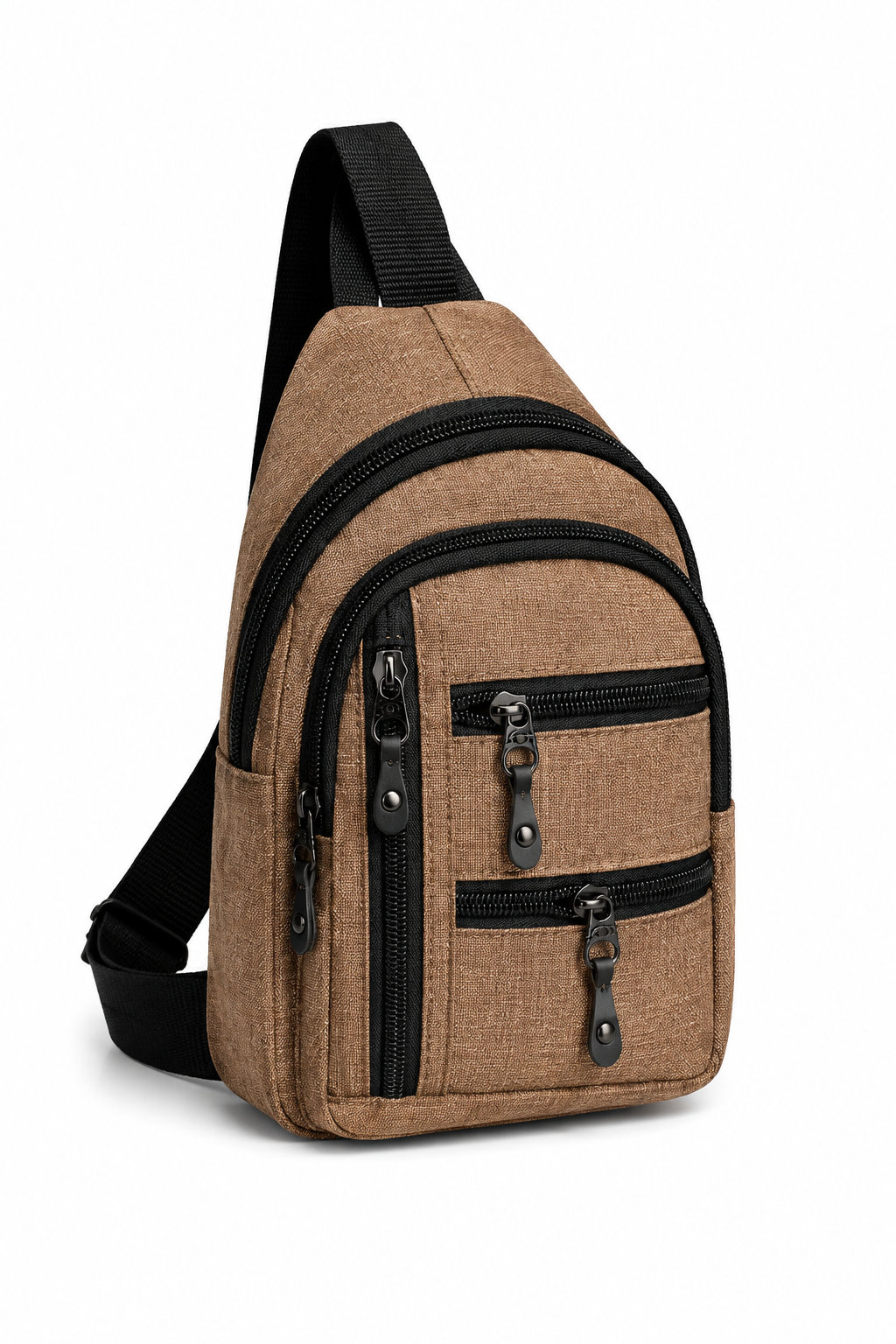 Bady Bag Çok Bölmeli Çapraz Omuz Çantası KAHVE