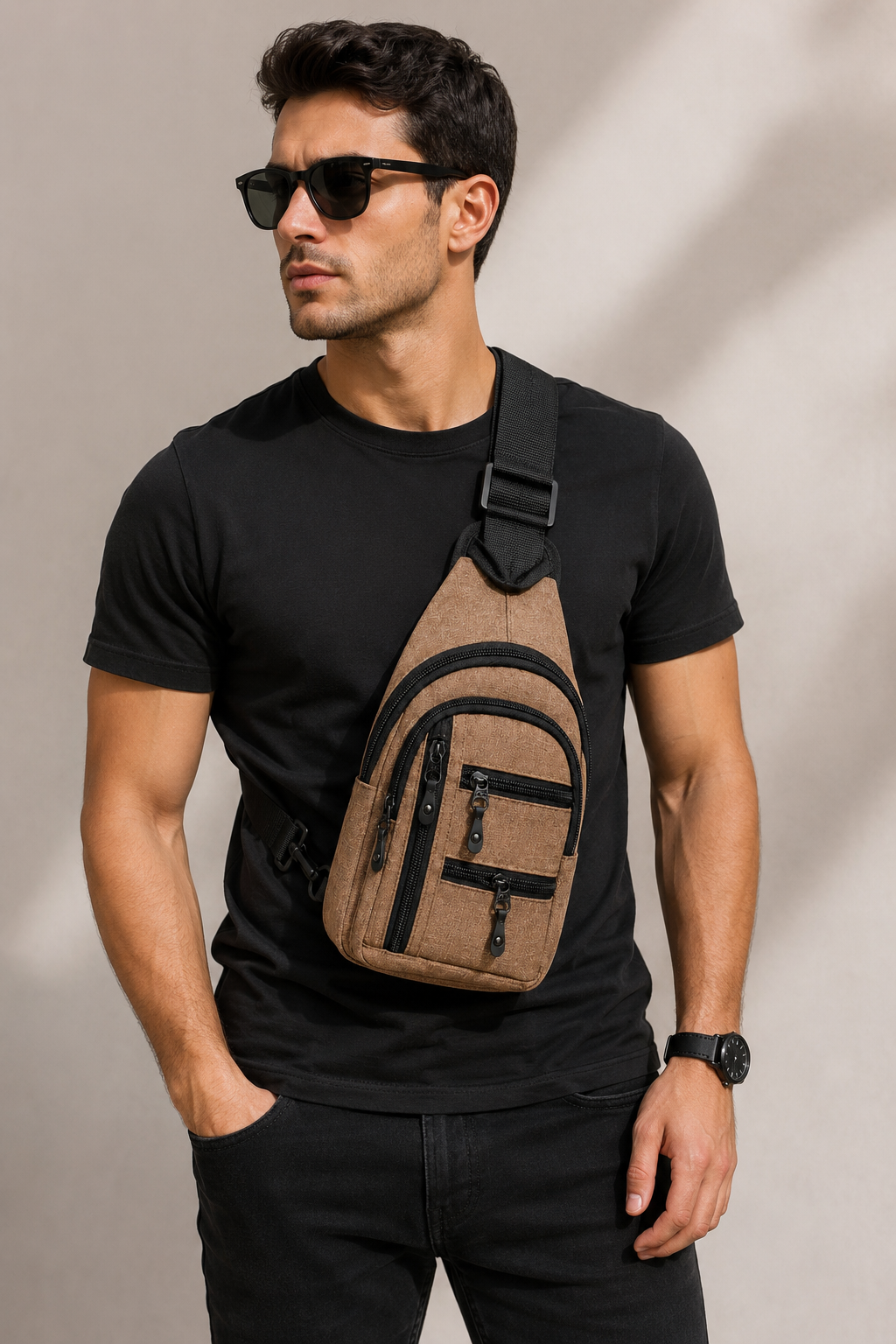 Bady Bag Çok Bölmeli Çapraz Omuz Çantası