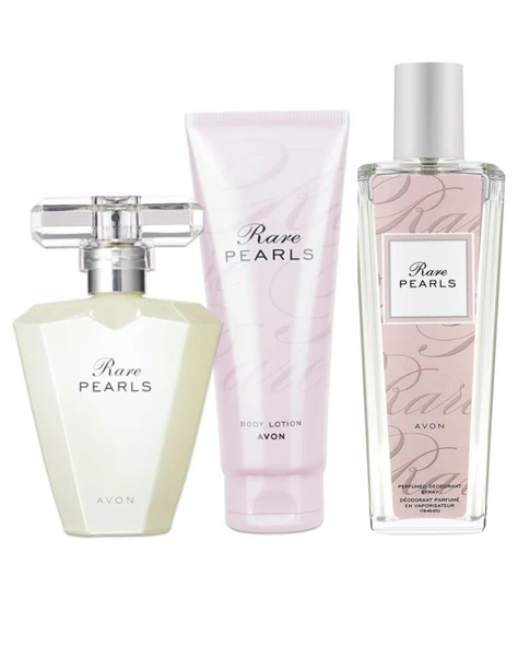 avon rare pearles kadın parfüm seti